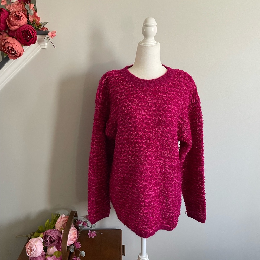Women's Vintage Pink Sweater